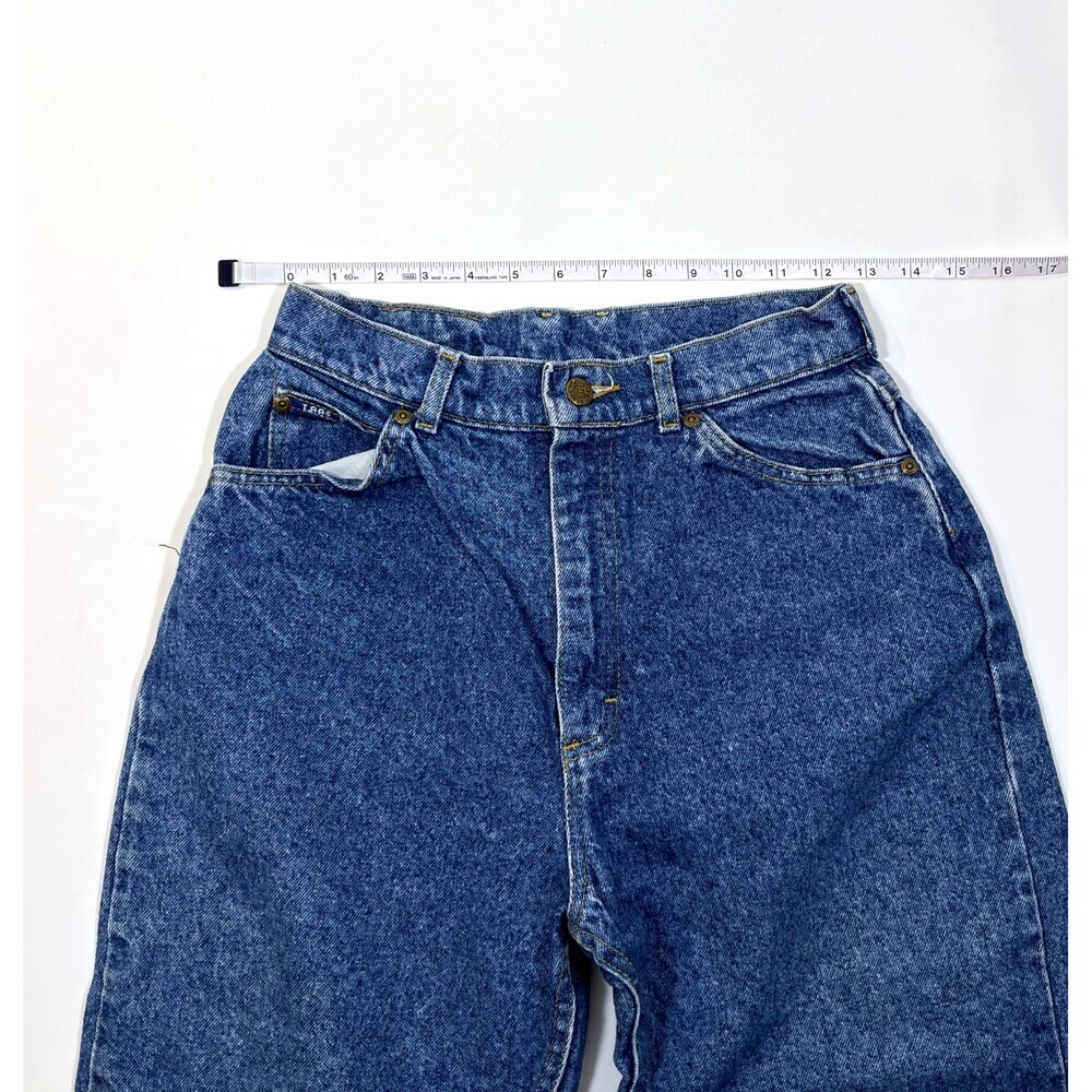 Vintage Lee Tapered Leg Mom Jeans 80s 90s Medium Wash - Size 25 - Picture 5 of 7